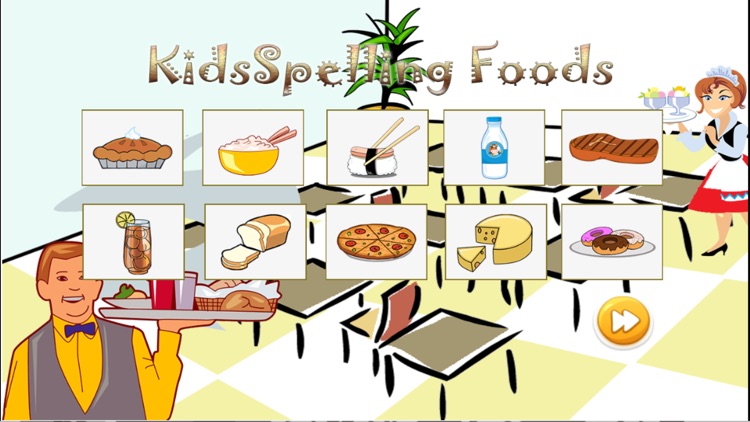 Kids Spelling Food