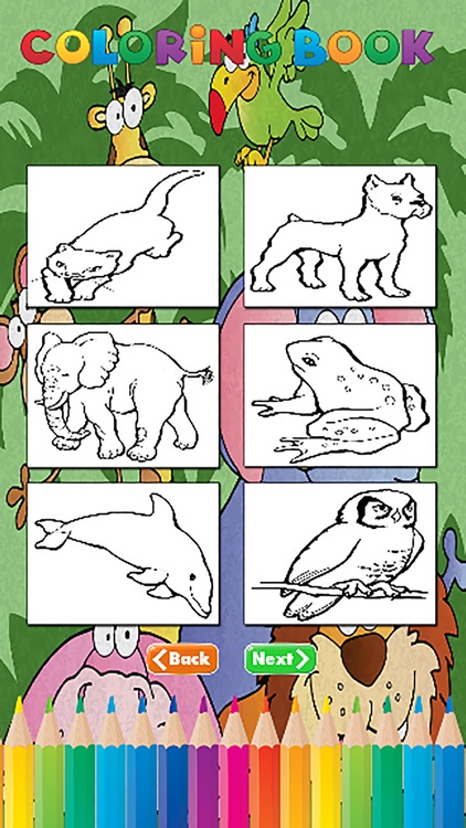 Wild Animals Coloring Book for Kids - All Pages Coloring and Painting Book Games Free HD