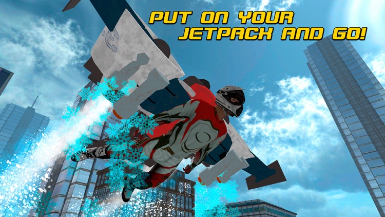 Flying Man: Skydiving Air Race 3D