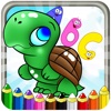 ABC ANIMALS COLORING BOOK - FREE DRAWING PAINTING FOR TODDLER AND KIDS