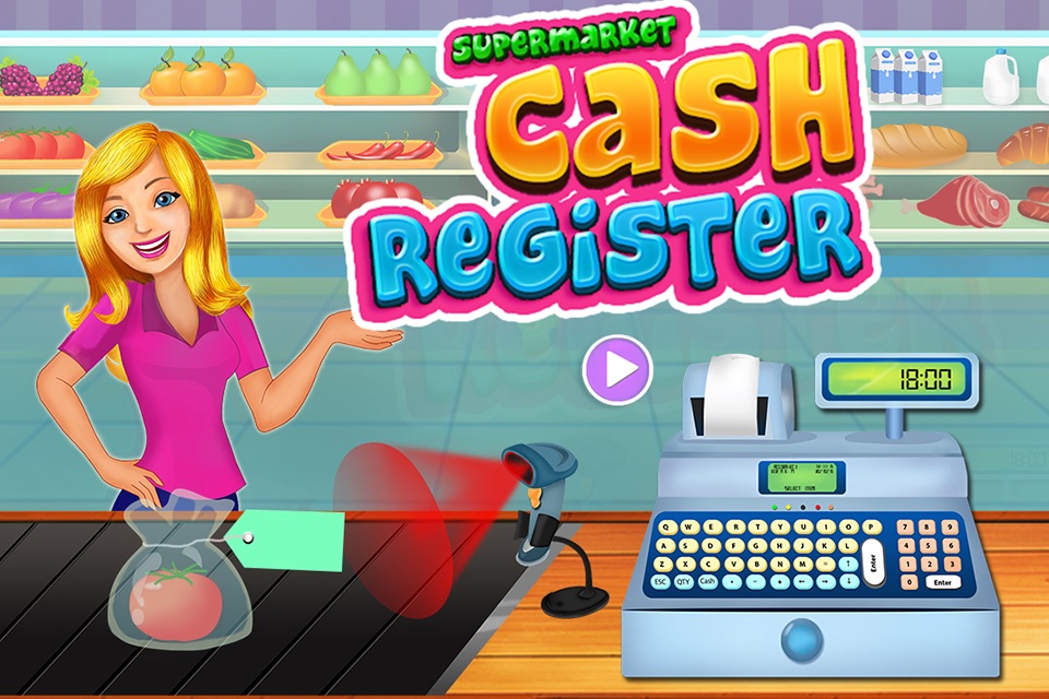Supermarket Cash Register Sim- Kids Educational Shopping Mall & Time Management Fun Games screenshot 4
