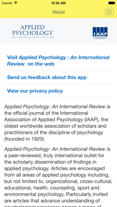 How to cancel & delete Applied Psychology : An International Review from iphone & ipad 2