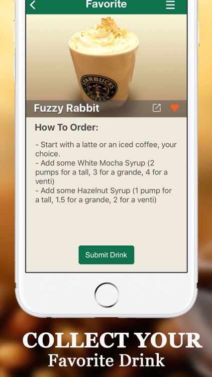 Secret Menu for Starbucks - Coffee, Tea, Cold & Hot Drinks Recipes card Prices and Locations screenshot-4