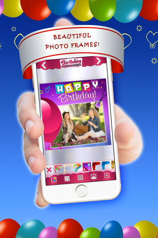 Birthday Collage Maker – Frame Party Picture.s With Happy Birth.day Photo Editor screenshot 2