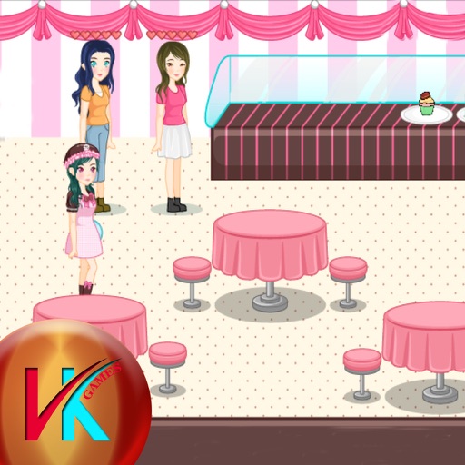 Cup Cake Shop Girl icon