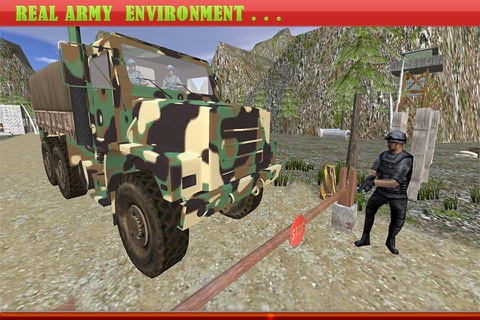 Drive Army Truck CheckPost Pro screenshot 2
