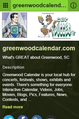 greenwoodcalendar.com screenshot 2