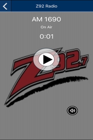 Z92 Radio screenshot 2