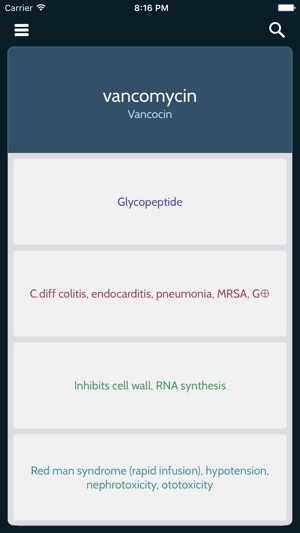 PharmDeck : Simple drug flash cards - class, mechanism, uses(圖2)-速報App