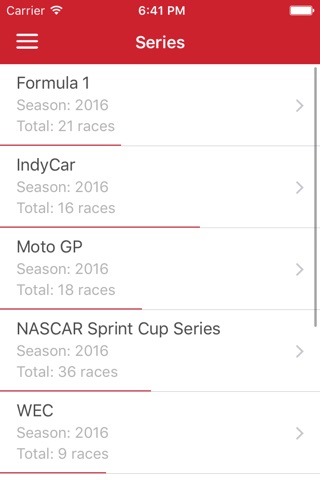 Racing Calendar screenshot 3