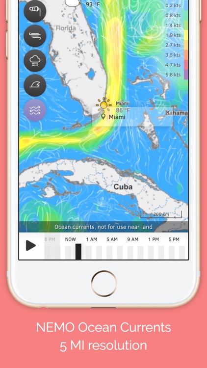 Windria - Florida (NOAA high-res Wind/waves/currents forecast) screenshot-3
