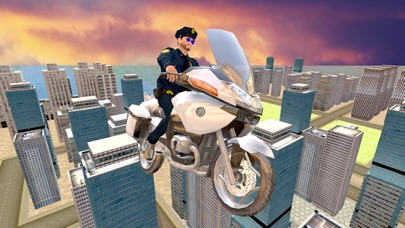 Flying Police Bike Rider 2016 - Ride & Fly Motorcyle in the City To be a Best Traffic policeのおすすめ画像2