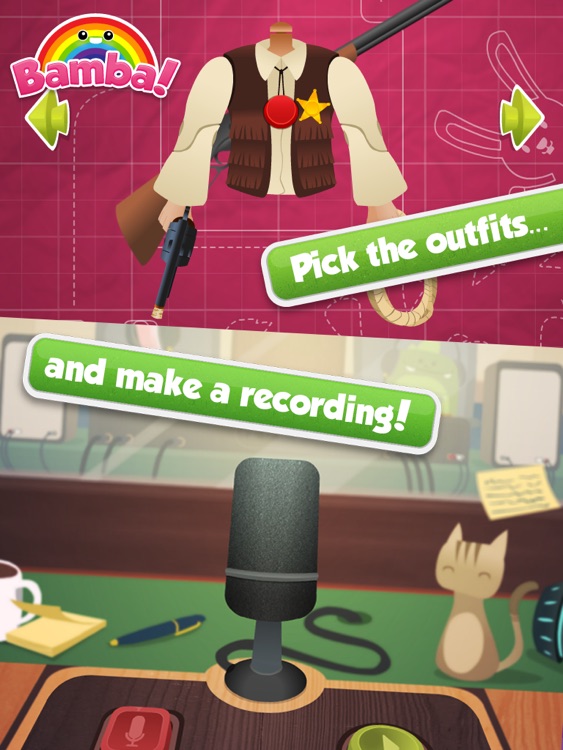 Bamba Toys (Free) - Kids make their very own action figure and dress them up
