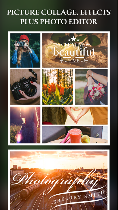 Simple Collage – 写真の編集やエフェクトジグソーのおすすめ画像1