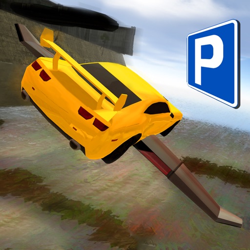 3D Flying Car Parking Simulator: eXtreme Racing, Driving and Flight Game PRO
