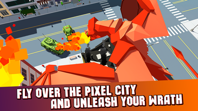 Pixel Dragon City Rampage 3D Full Screenshot 3