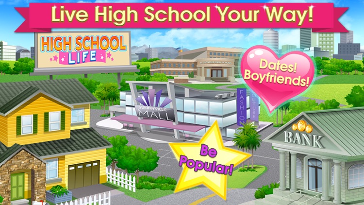 High School Life - Flirt, Dress Up, Date & Dance screenshot-4