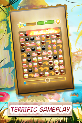 sweet pastry - super arcade delicious sweet candy to match three pastry best match three game for iPhone and iPad screenshot 3