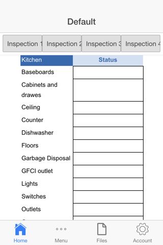 House Inspection Log screenshot 3