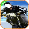 Men's Motorcycle Photo Suit - Awesome Uniform Camera Stickers and Picture Montage Maker