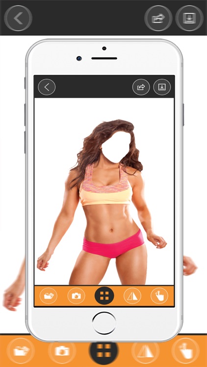 Fitness Girl  Body Photo montage App-Woman Body builder PHoto Montage