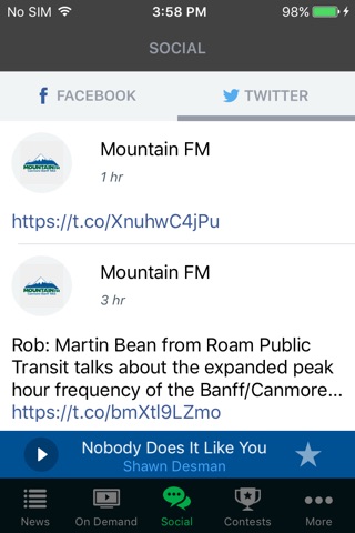106.5 Mountain FM Canmore screenshot 3