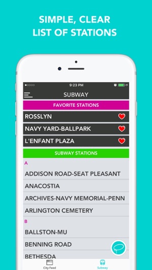 CitySlqr: DC Metro WMATA Transit & Travel App(圖3)-速報App