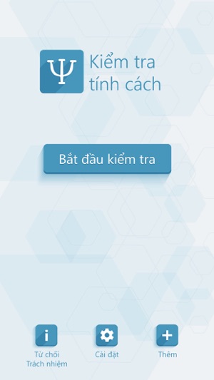 Kiểm tra tính cách