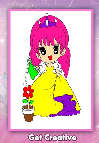 Princess Coloring Book Fun For Kids screenshot 3