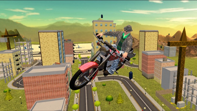 Flying Moto Bike Driving Simulator 2016(圖2)-速報App