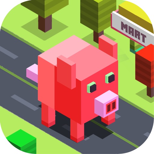 Cute Pig Road Dash - Cubicity Version iOS App