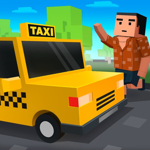 Pixel Loop Taxi Race 3D Full Icon