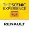 Con l’applicazione THE SCENIC EXPERIENCE potrai vivere un inedito test drive virtuale a bordo di Nuova Renault Scénic