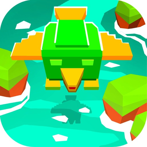 Green Bird Journey- Fly Island iOS App