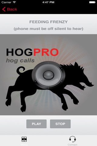 REAL Hog Calls - Hog Hunting Calls + Boar Calls BLUETOOTH COMPATIBLE screenshot 2