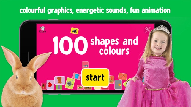 100 shapes and colours for babies & toddlers - 是面向6個月到4歲的學齡前(圖1)-速報App