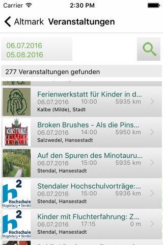 Altmark-App screenshot 4
