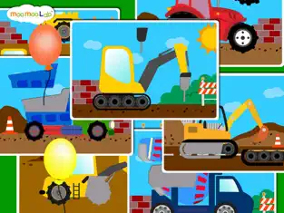 Capture 5 La Construcción para Niños - Camión de Volteo, Montacargas Puzzles, Dibujos y Actividades iphone