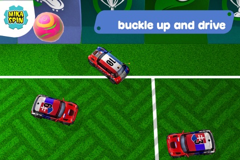 Micro Car Football — racing car game for kids screenshot 2