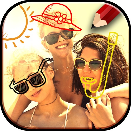 Draw on Photos! – Cool Pics Studio Editor for Add.ing Text to Photo and Drawing on Pictures Icon