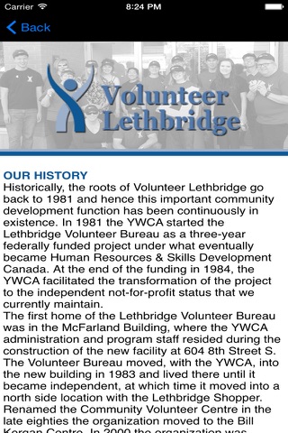 Volunteer Lethbridge Reporting screenshot 4