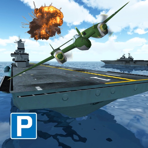 3D WWII Carrier Parking - Real Warship Park & Drive Simulator Boat Game Pro