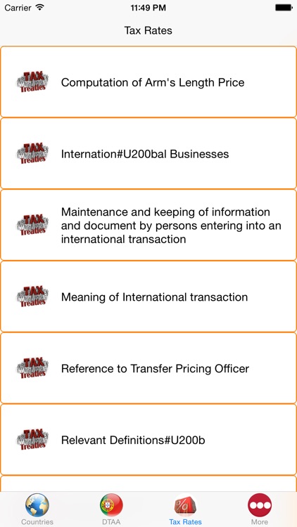 Tax Treaties -DTAA India screenshot-3