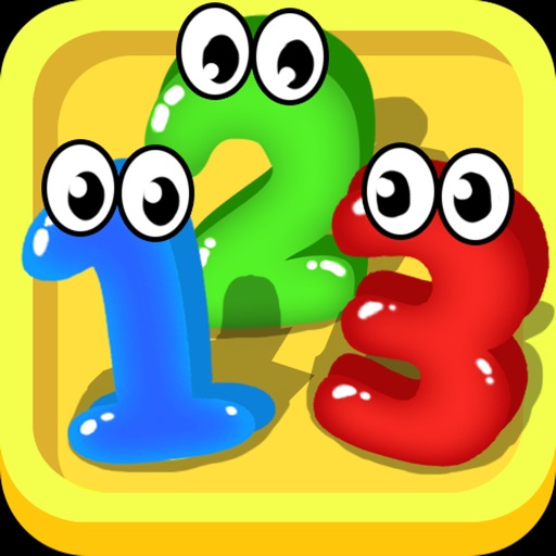 Kids Math Learn Numbers Game - Numbers Match Brain Puzzle Game Icon