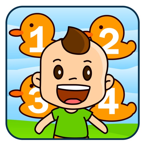 宝宝数鸭子 - 儿童早教游戏免费2岁-3岁、宝宝早教游戏免费大全、婴儿早教游戏免费 icon