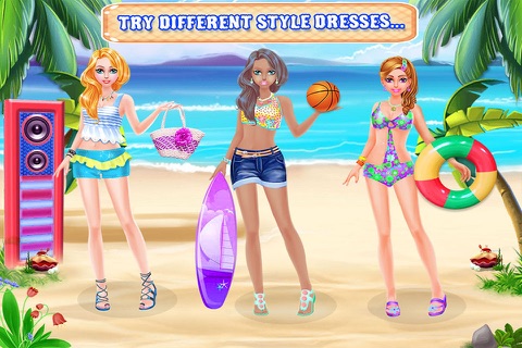 Summer Beach Party : Makeover games for Girls screenshot 2