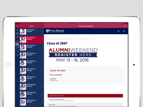 Penn Volunteer Toolkit screenshot