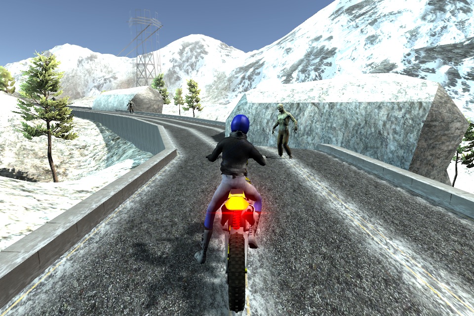 Moto X Zombies 3D - Adrenaline Motorcross Mountain Bike Challenge screenshot 4