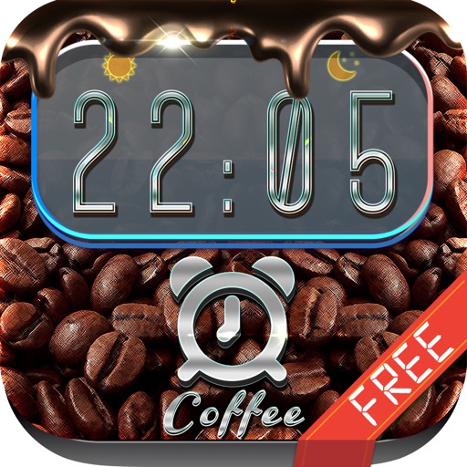iClock – Coffee : Alarm Clock Wallpaper , Frames and Quotes Maker For Free
