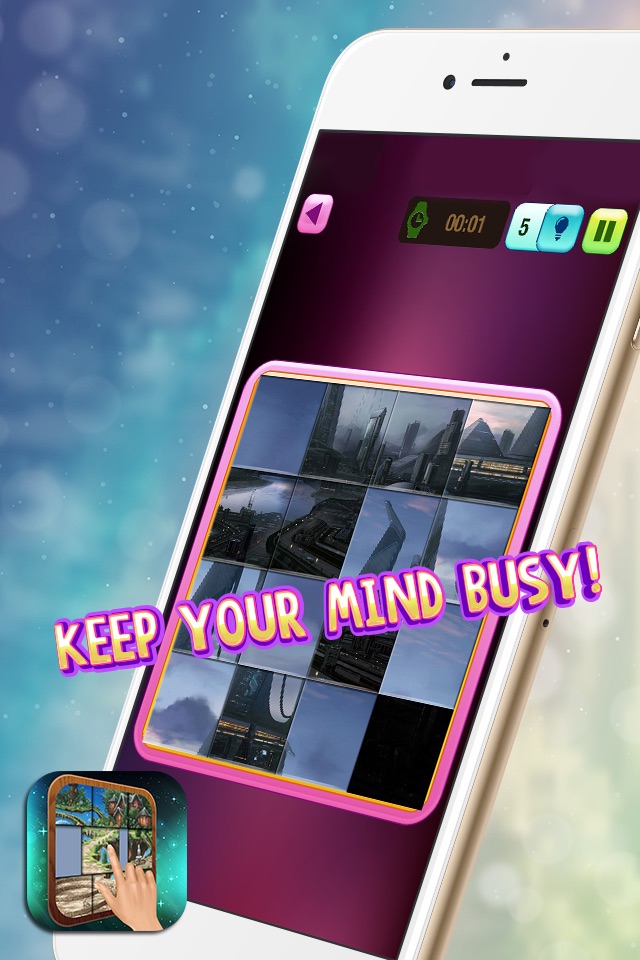 Magic Slide Photo Puzzle – Challenge Kids to Move & Match Tiles and Un-block The Picture.s screenshot 3